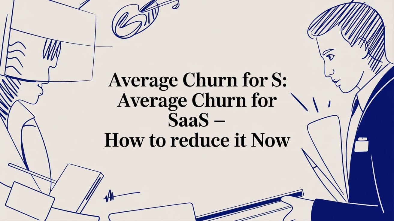 Average Churn for SaaS: average churn for saas - How to reduce it now