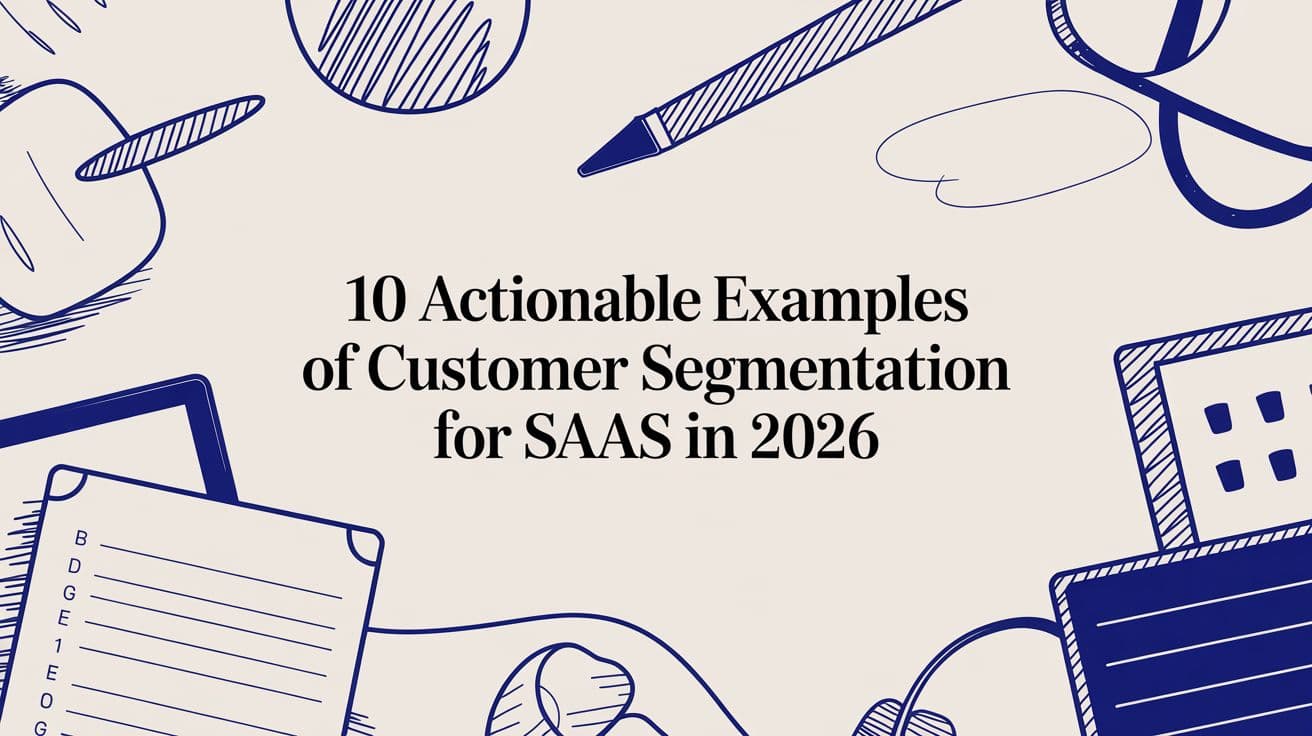 10 Actionable Examples of Customer Segmentation for SaaS in 2026