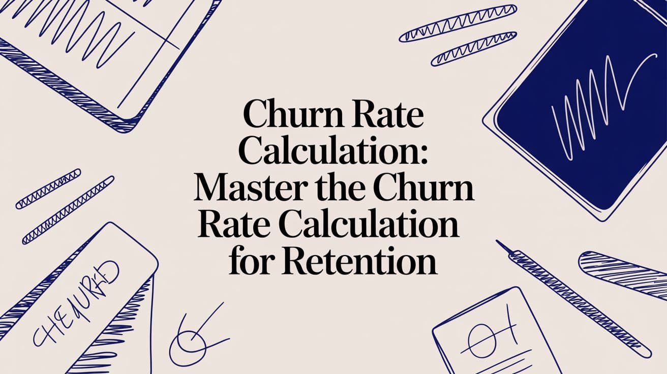 Churn Rate Calculation: Master the churn rate calculation for retention