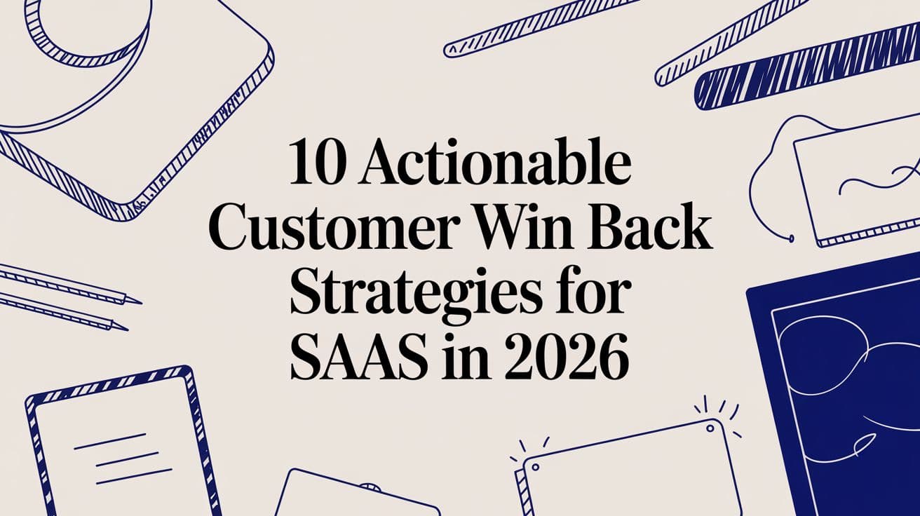10 Actionable Customer Win Back Strategies for SaaS in 2026