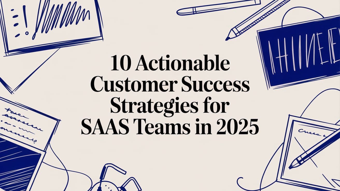 10 Actionable Customer Success Strategies for SaaS Teams in 2025