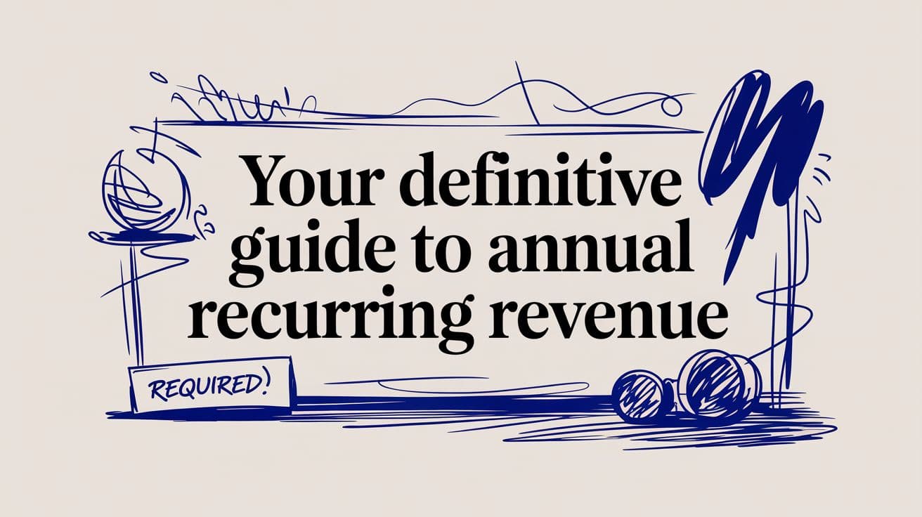 Your Definitive Guide to Annual Recurring Revenue