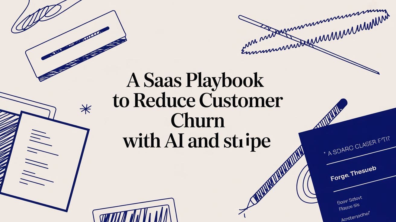 A SaaS Playbook to Reduce Customer Churn with AI and Stripe