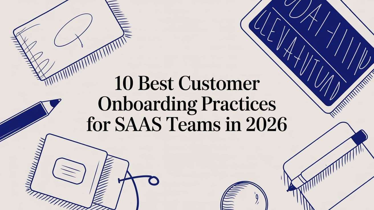 10 Best Customer Onboarding Practices for SaaS Teams in 2026