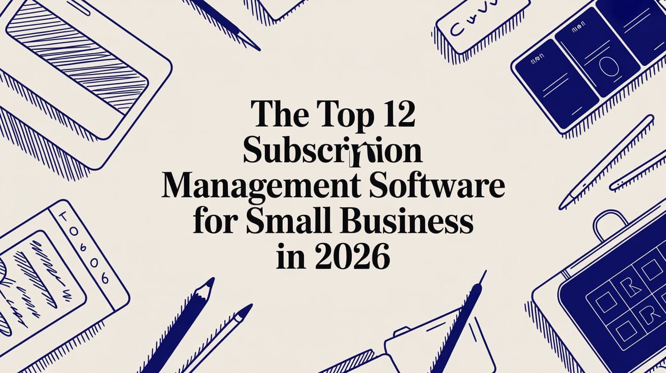 The Top 12 Subscription Management Software for Small Business in 2026