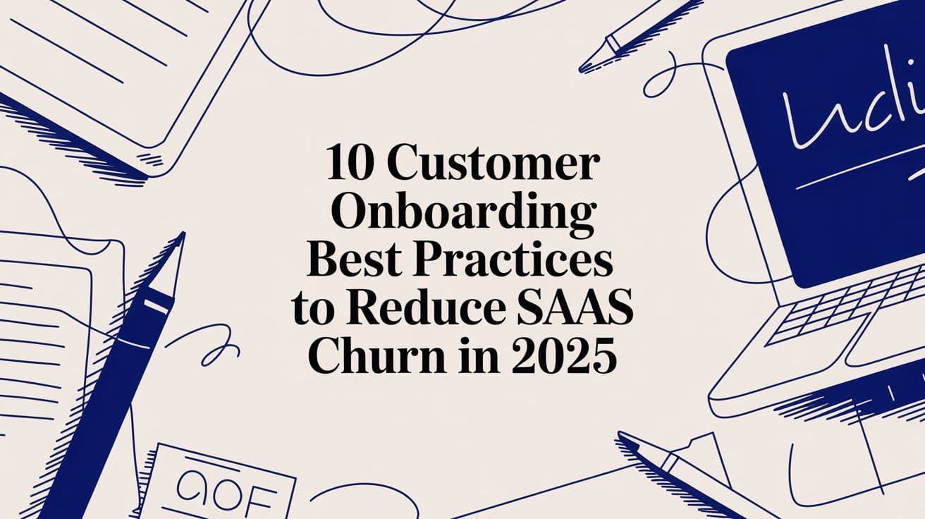 10 Customer Onboarding Best Practices to Reduce SaaS Churn in 2025