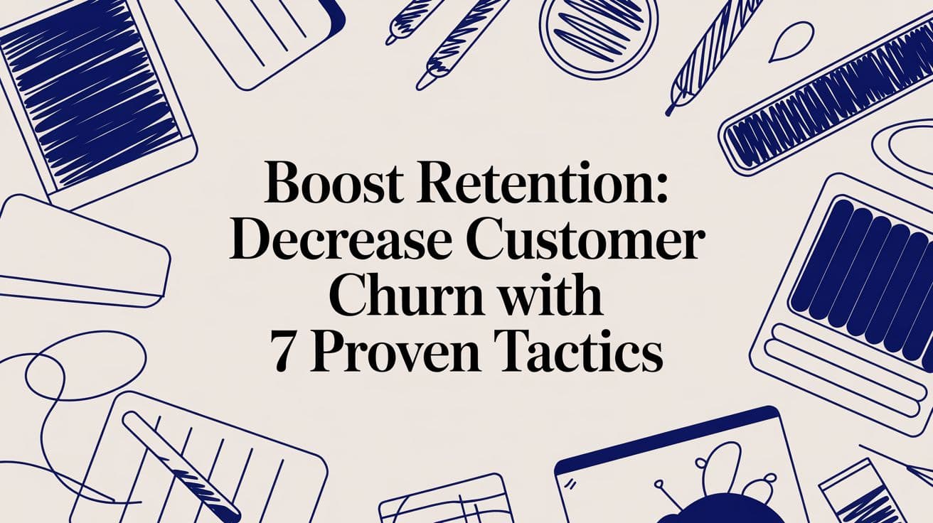 Boost Retention: decrease customer churn with 7 proven tactics